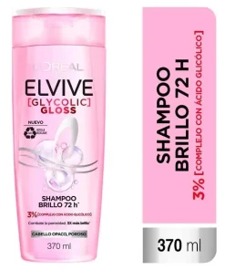 ELVIVE SHAMPOO GLYCOLIC GLOSS BRILLO 72H X 370ML