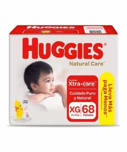 PAÑALES HUGGIES NATURAL CARE BIGPACK (XG) X 68 UND (DESCONTINUADO)